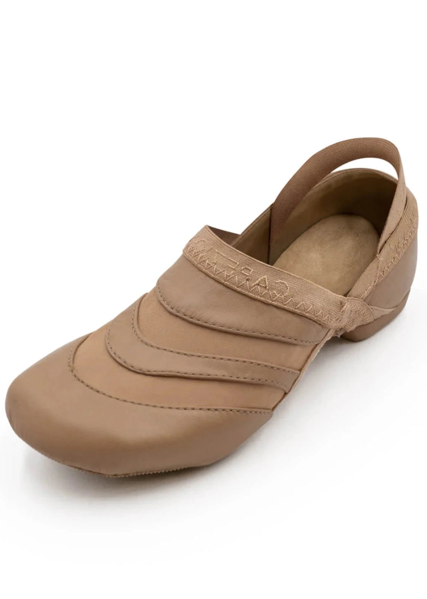 Freeform Jazz Shoe Caramel front view