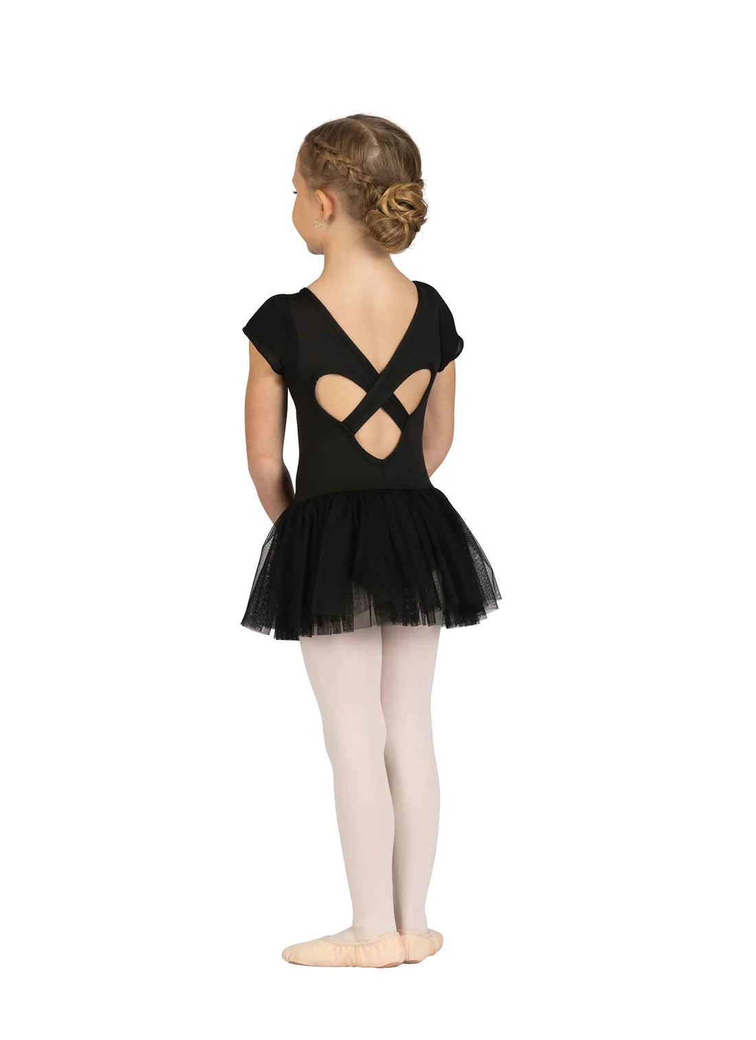 Freya Dress Black back view
