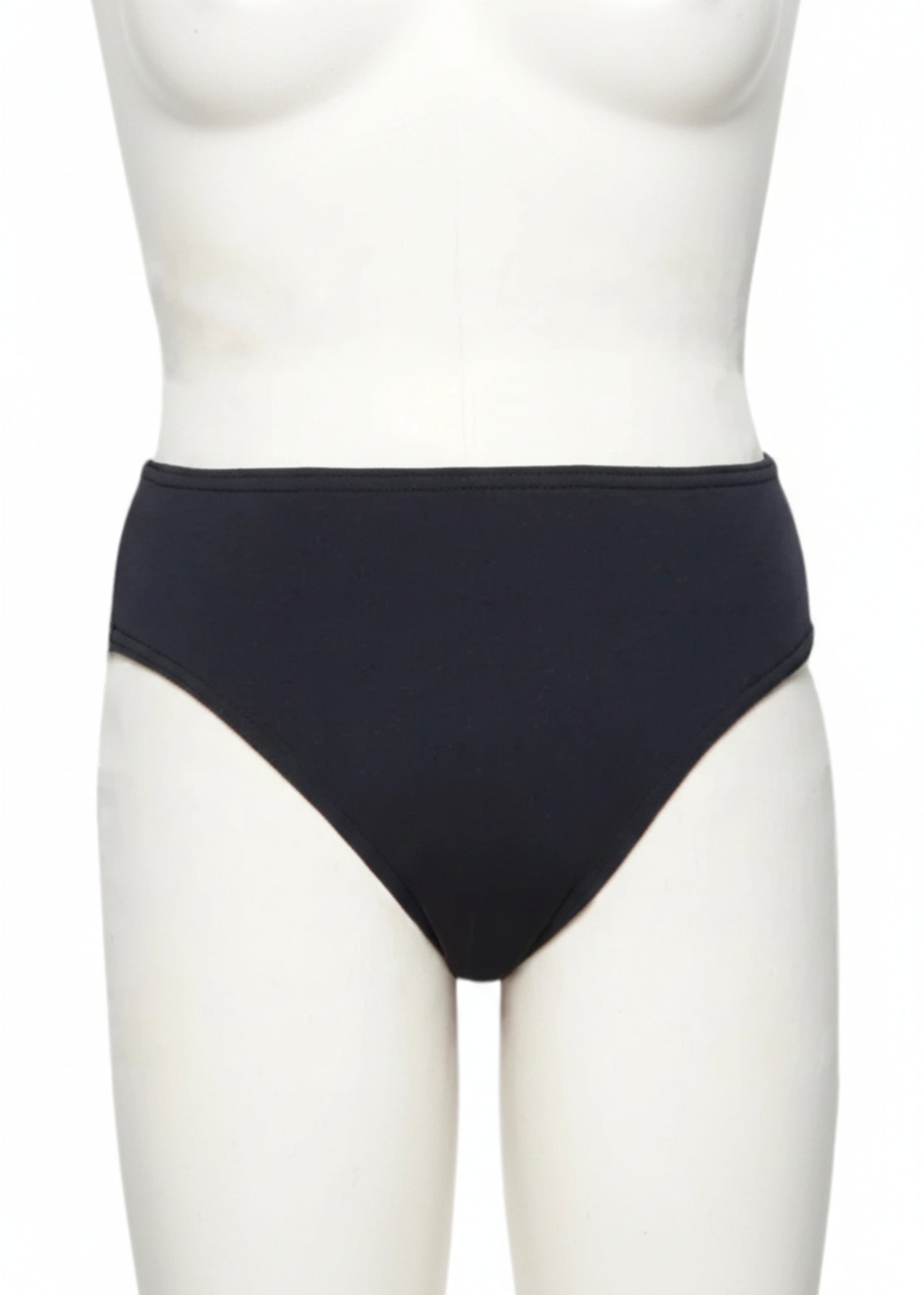 Full Seat Dance Brief Black front view