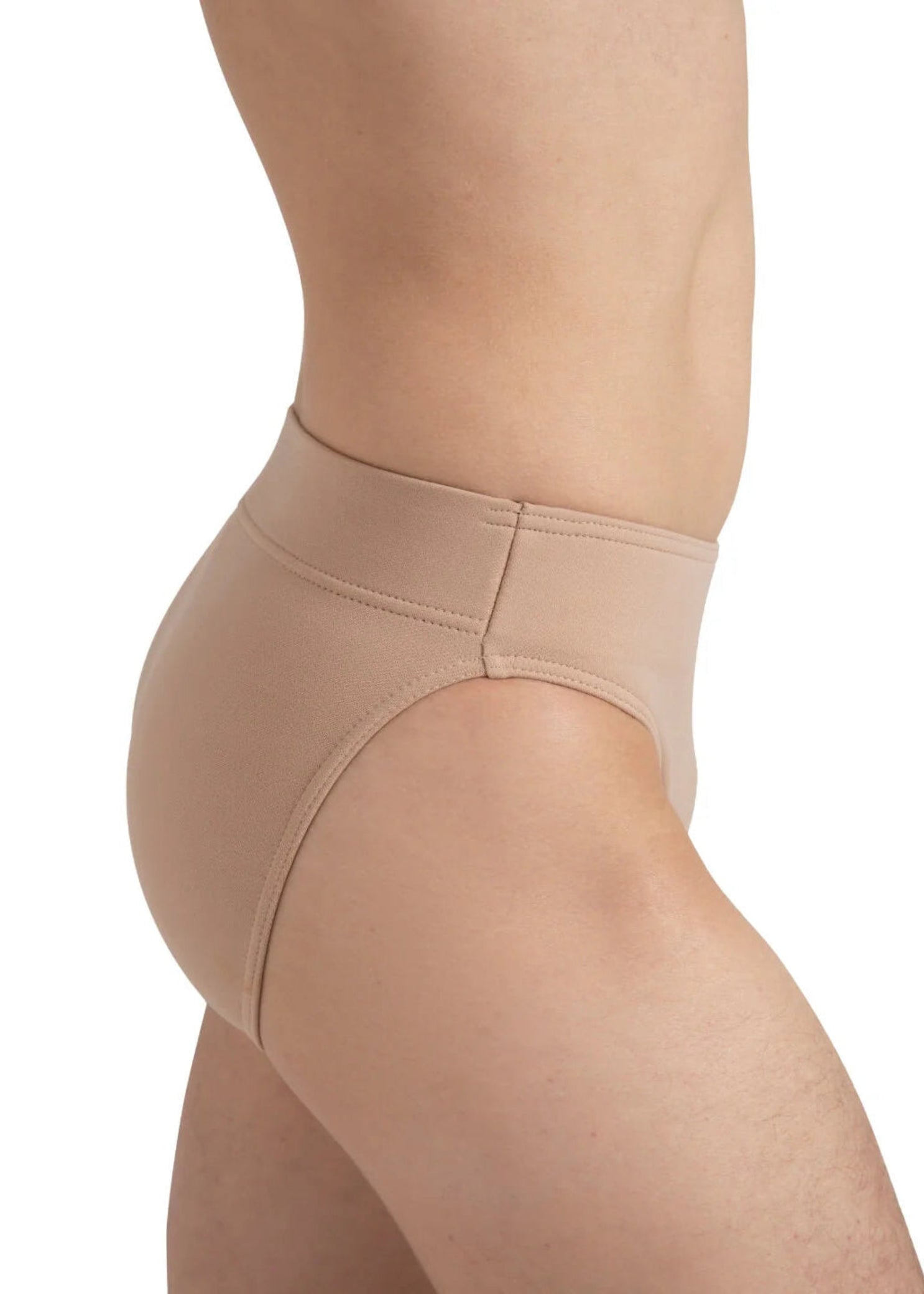 Full Seat Dance Brief Nude side view