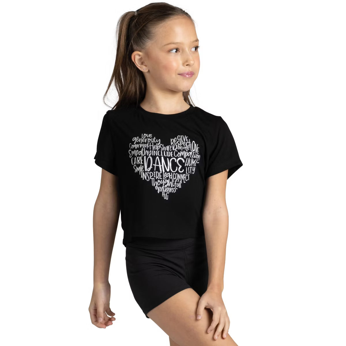 Expressions Cap Tee black front view