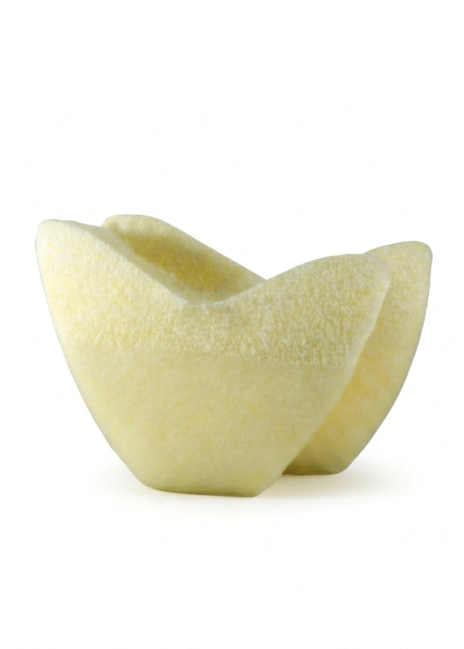 Pillows for Pointes Gel Tip Toe Pillows, detail view showing overlapping polyester cushions with curved openings