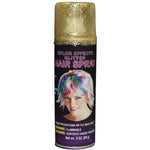 Thank You Very Much Glitter Aerosol in Gold, front view showing fine mist glitter spray for hair and costumes