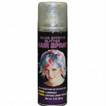 Thank You Very Much Glitter Aerosol in Silver, front view showing fine mist glitter spray for hair and costumes