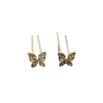 Rhinestone Hair Pins Butterfly