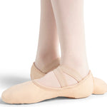 Hanami Canvas Ballet Shoe Light Pink medial side view
