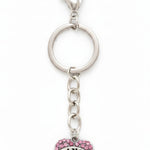 Heart Dance Keychain Pink front view