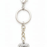Heart Dance Keychain Crystal front view