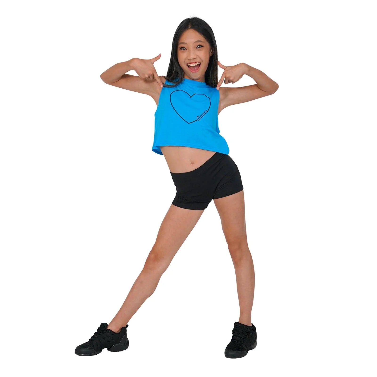 Heart Dance Tee – 21307C Turquoise front view