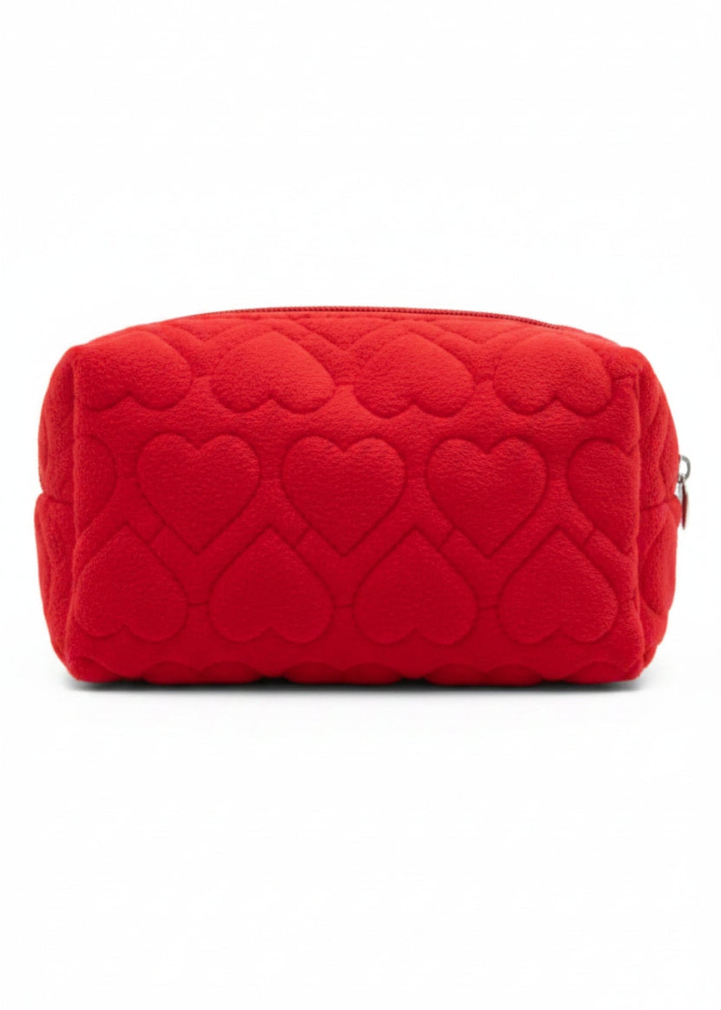 Heart Pouch Red back view