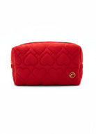 Heart Pouch Red front view