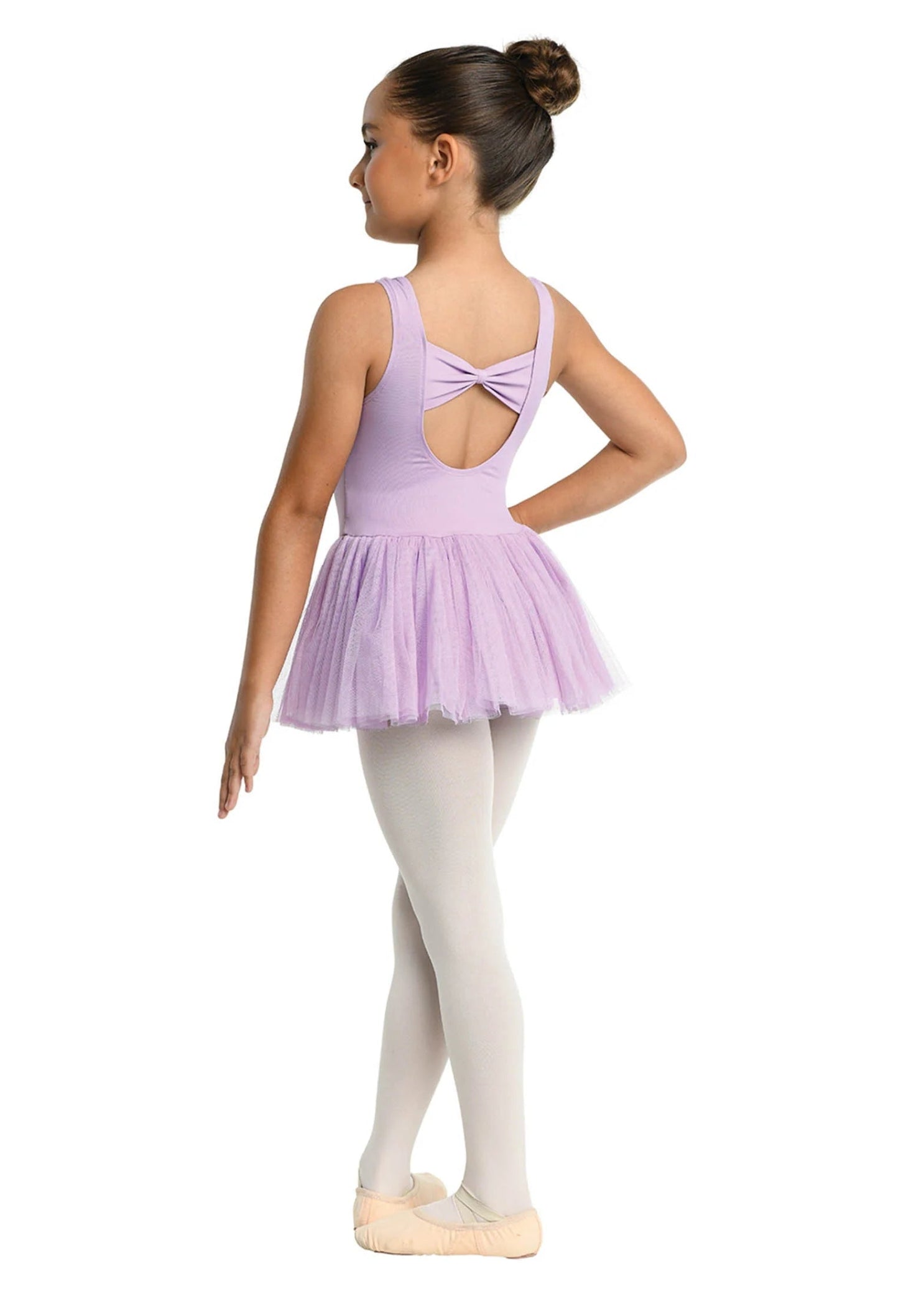 Holly Tank Bow Back Dress Lavender back view