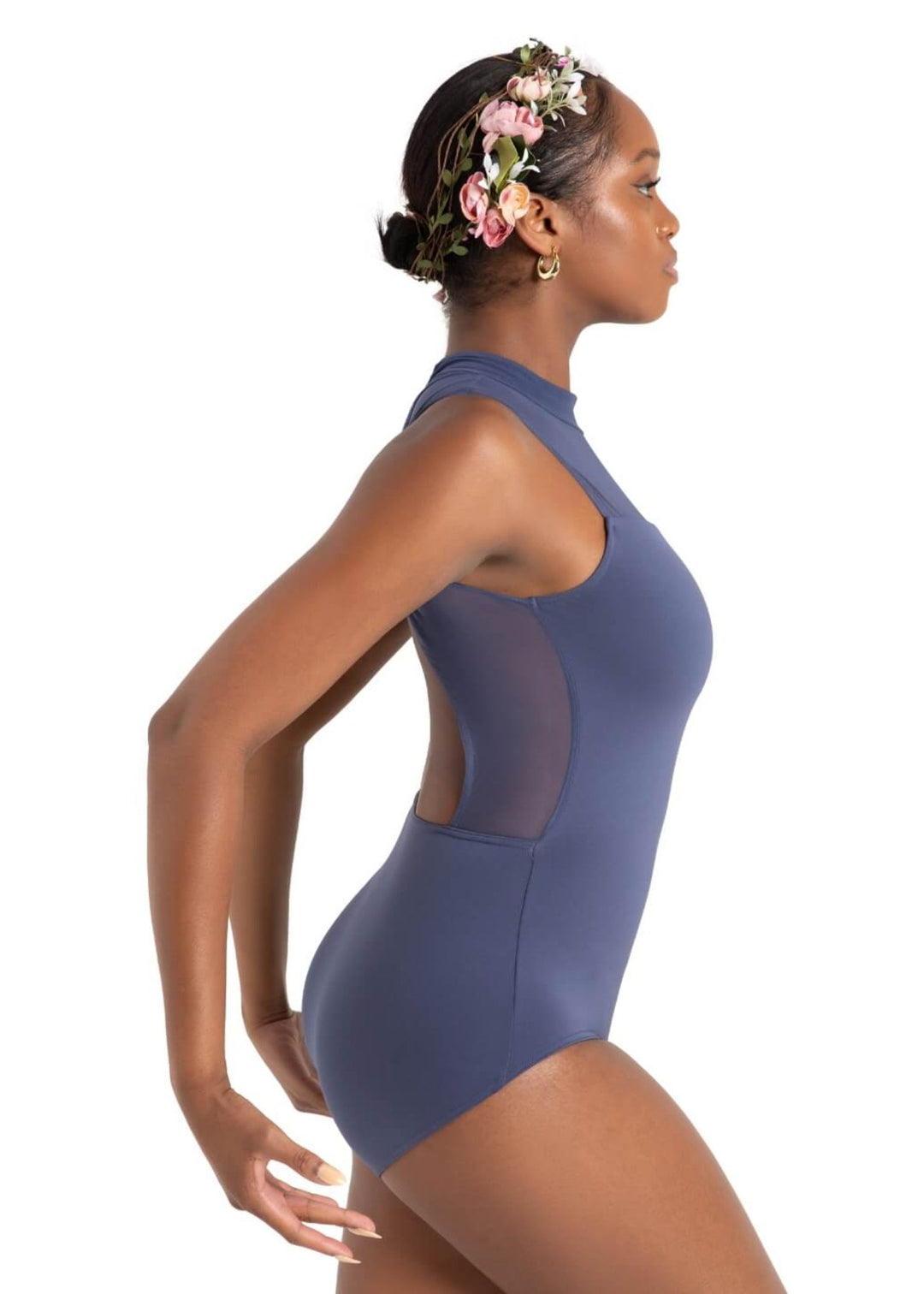 Hyacinth Leotard Crown Blue side view