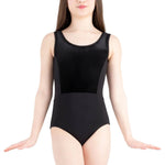 Eloise Leotard Black front view