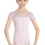 Papillon Leotard Pink front view