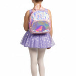 Iridescent Ballerina Backpack Pink lifestyle view