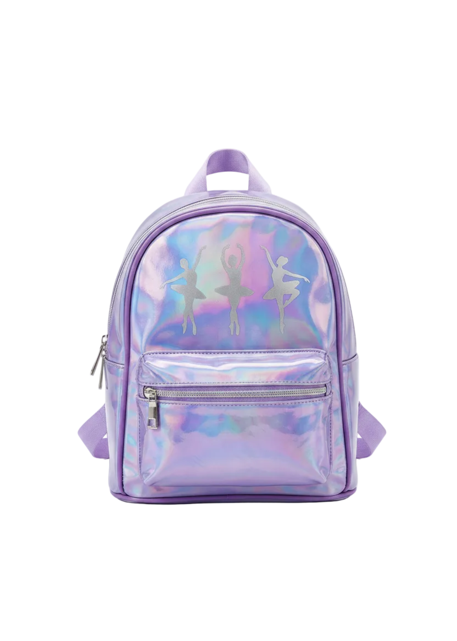 Iridescent Ballerina Backpack Lilac front view