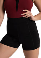 Isabella Boy Short Black front view