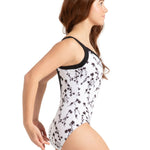 J'Adore Leotard Cascading Florals side view