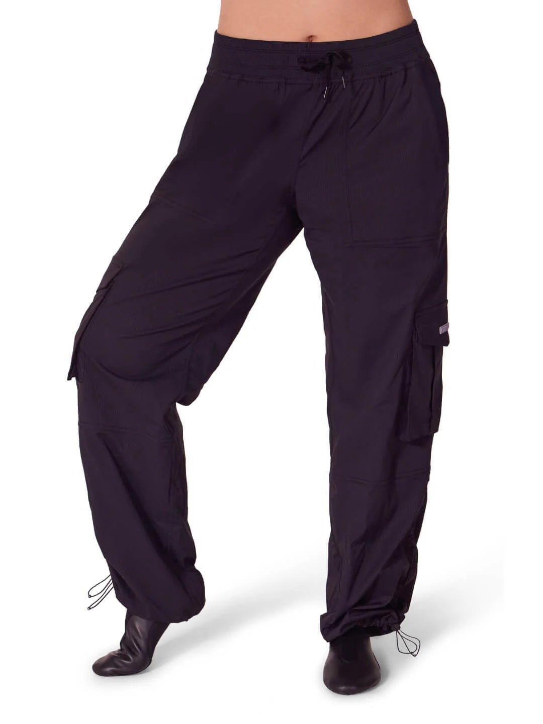 Jet Setter Jogger Black front view