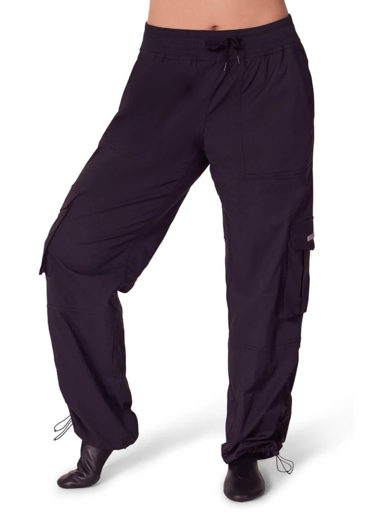 Jet Setter Jogger Black front view