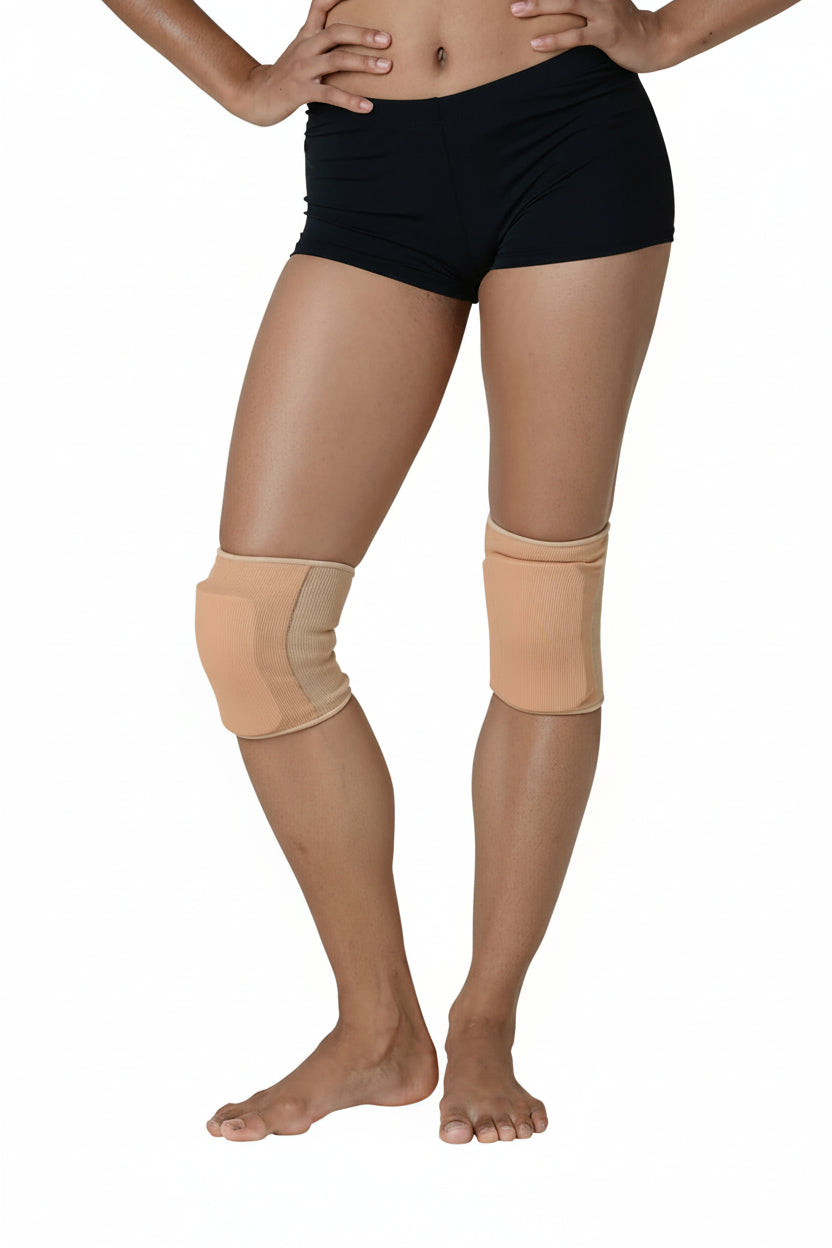 Knee Pads Tan front view