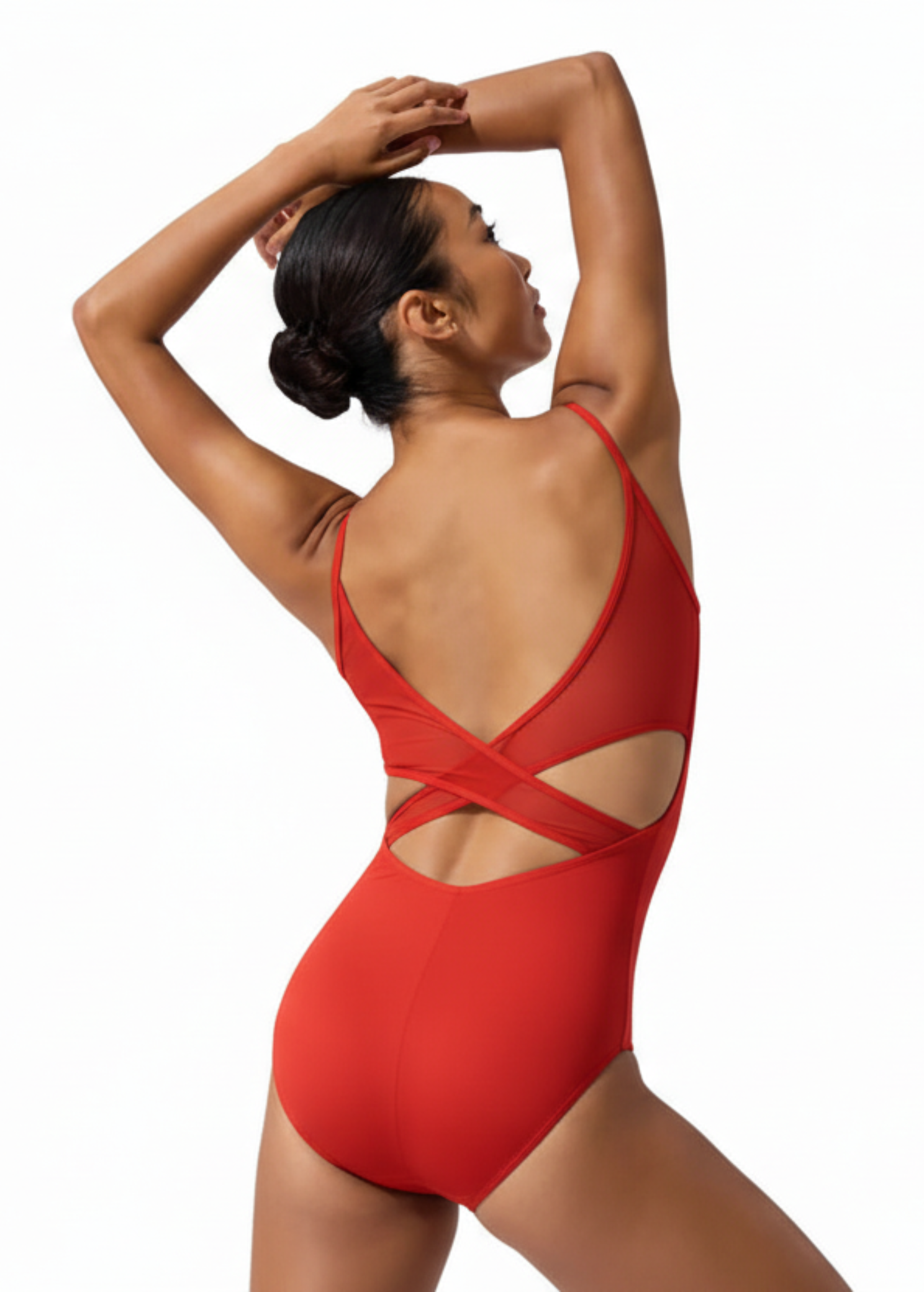 Kordes Leotard Red Bud back view