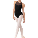 Halter Leotard Black front view