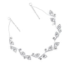 Leaf Vine Hair Accessory Crystal front view