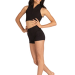 Lee High Waist Short Black front view