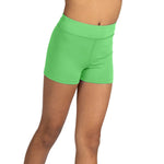 Lee High Waist Short Luminous Green front view