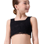 Love Lace Top Black front view