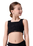 Love Lace Top Black front view