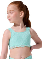 Love Lace Top Mint Green front view 