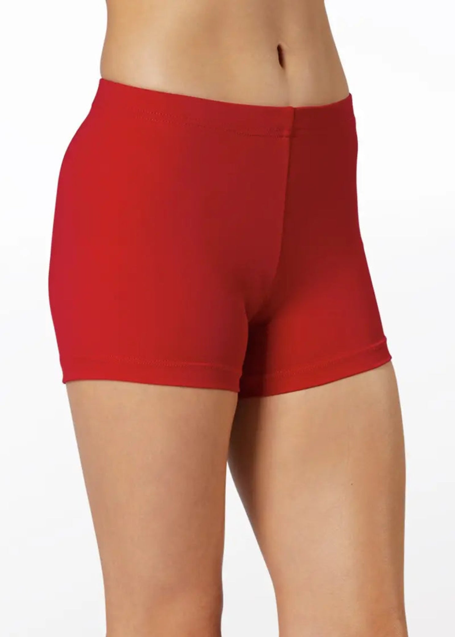 Low Rise Boy Short Red front view