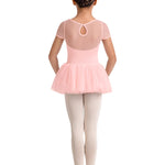 Kaleidoscope Cap Sleeve Tutu Dress Pink back view