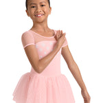 Kaleidoscope Cap Sleeve Tutu Dress Pink detail view
