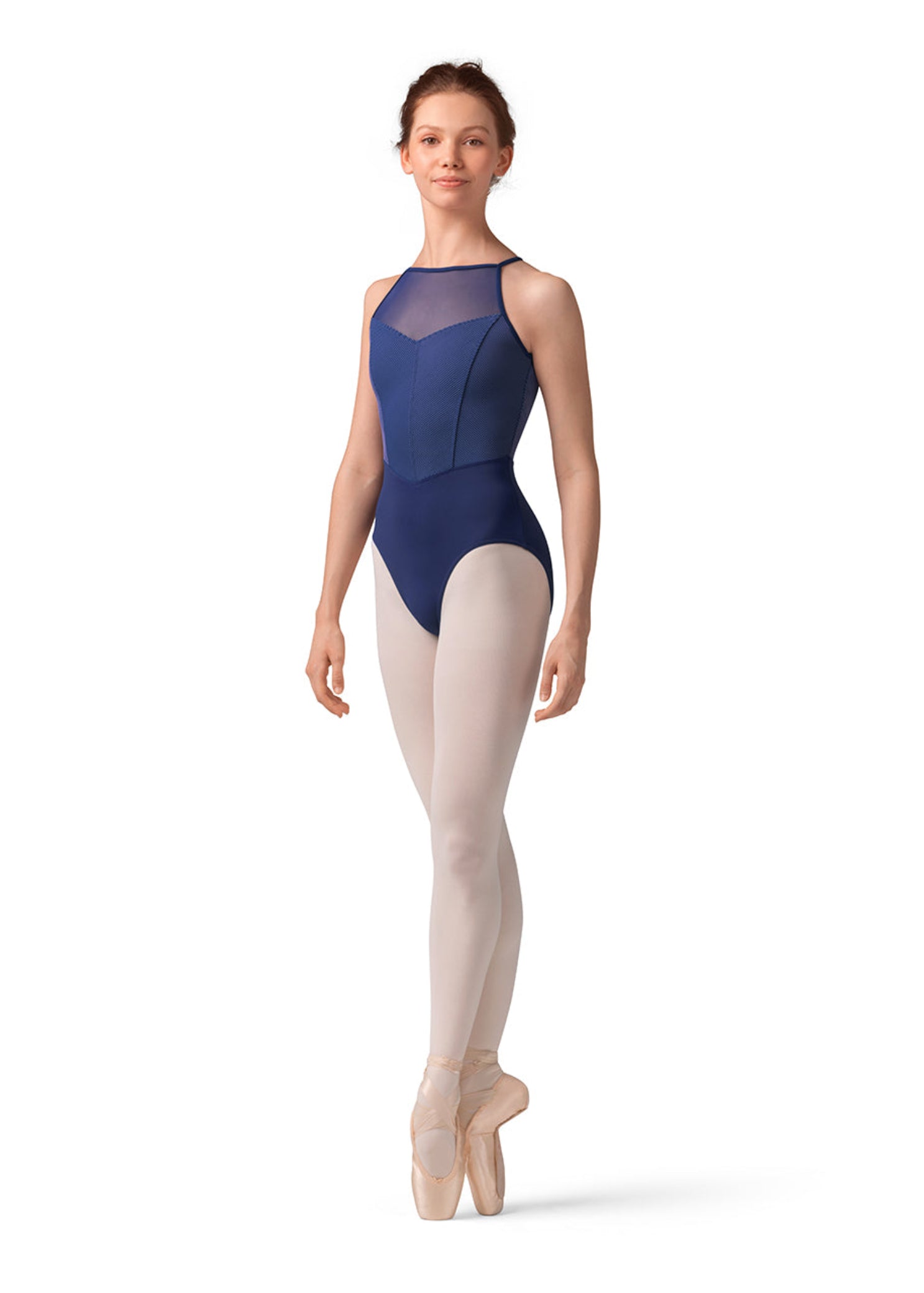 Stripe Halter Leotard