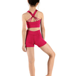 Daisy Waist Short Watermelon back view