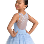 Mesh Tank Leotard Blue detail view