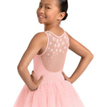 Mesh Tank Leotard Pink detail view