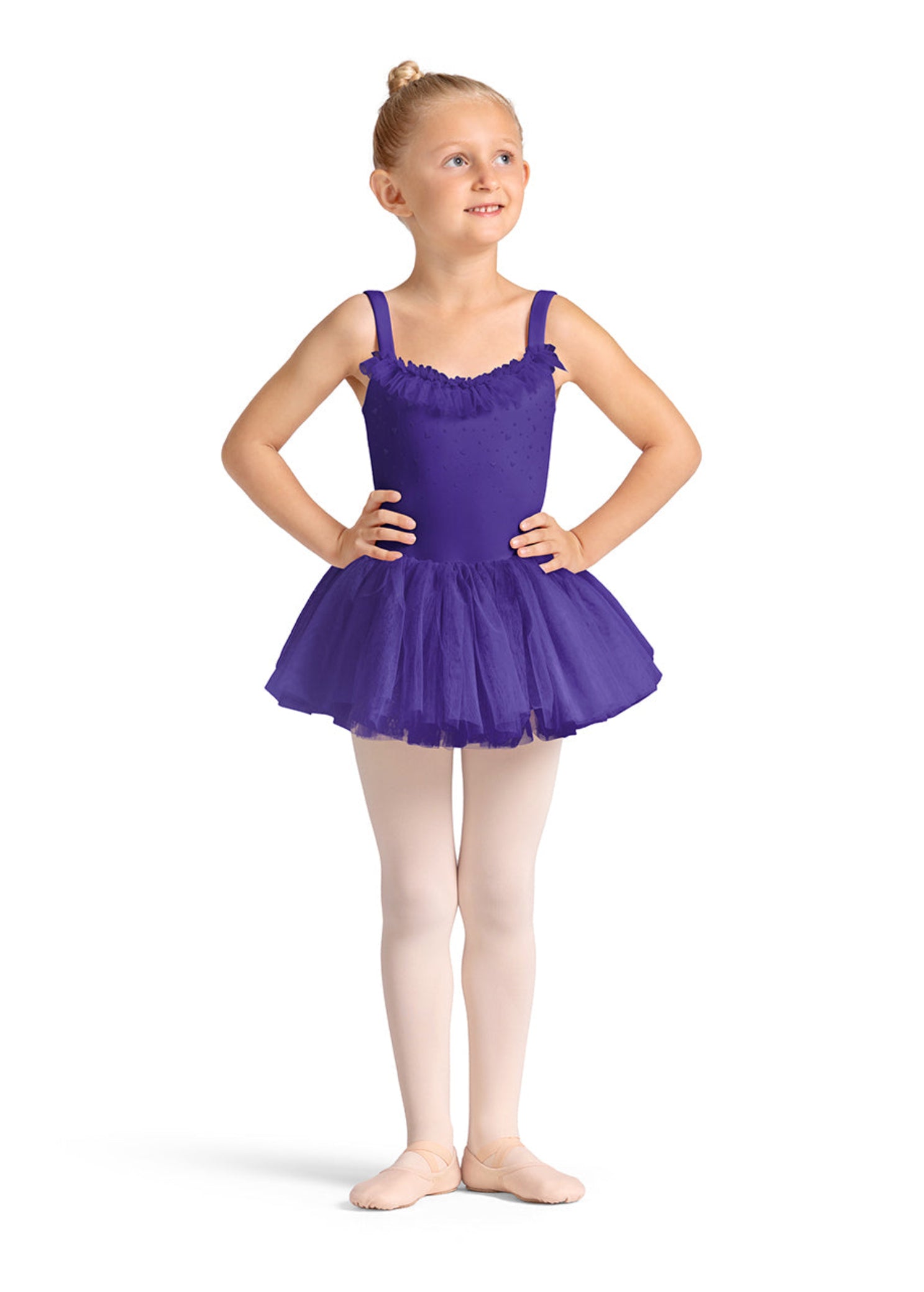 Celestia Cami Tutu Dress Violet front view