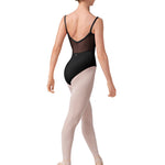 Mesh Camisole Leotard Black back view