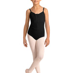Cami Leotard Black front view