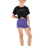Dance Crop Top black front view
