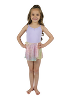 Mermaid Cami Dress Lavender front view