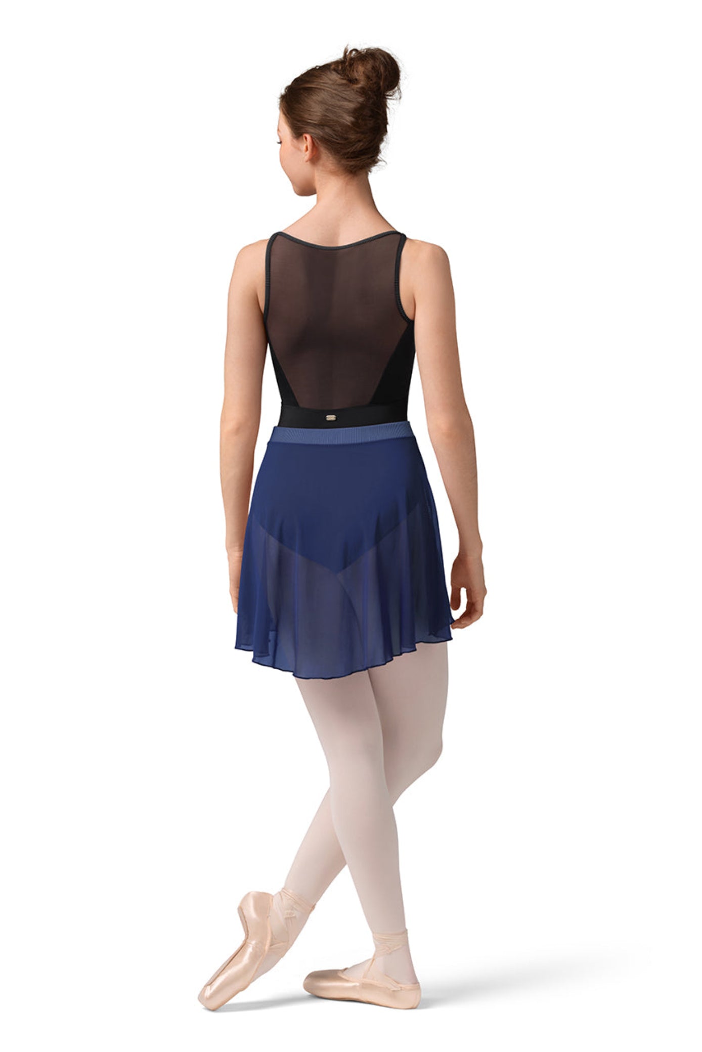 Zephyr Mesh Skirt Ink back view