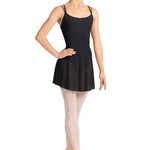 Celeste Mesh Skirt Black front view