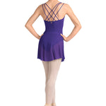 Celeste Mesh Skirt Violet back view