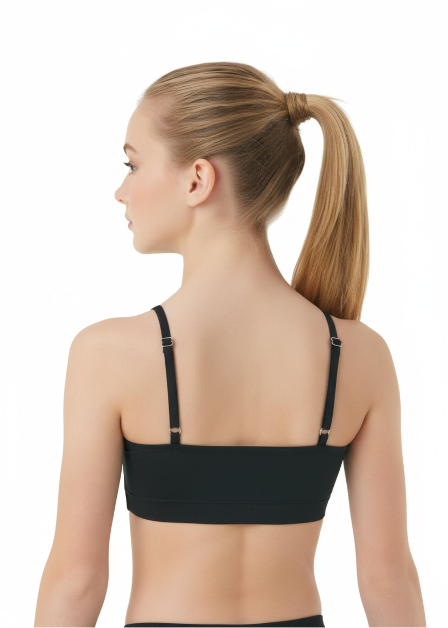 Cami Top Black back view